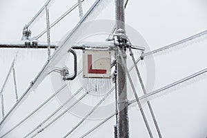 Frozen electrical lines