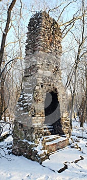 Frozen fireplace