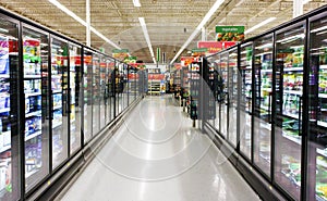 Frozen foods aisle