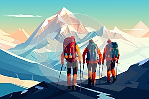 Frozen Frontier. Intrepid Climbers and Explorers