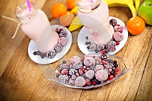 Frozen fruits - frozen berry fruits