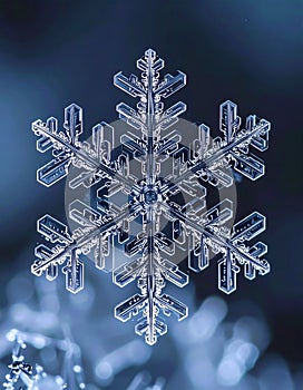 Frozen Geometry - A Perfect Snowflake Macro