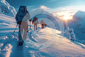 Frozen getaways Adventurers seeking relaxation and excitement in winter travel destinations