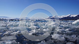 Frozen Ice lake JÃ¶kullsarlon