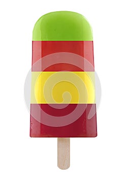 Frozen ice lolly