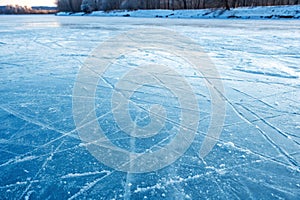 Abstract natural ice texture