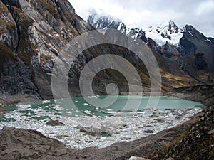 Frozen lagoon