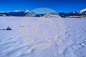 Frozen Lake in Breckenridge, Colorado
