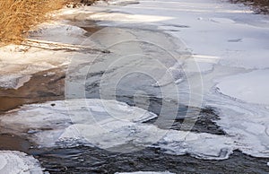 Frozen Lake, Kars, Turkey