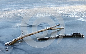 Frozen Lake winter