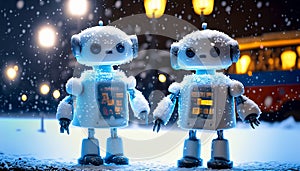 Frozen lost robot children