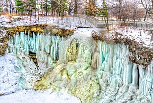 Frozen Minnehaha Falls