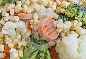 Frozen mixed vegetables