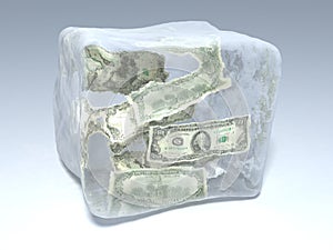 Frozen money