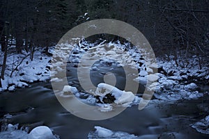 Frozen Mountain Stream