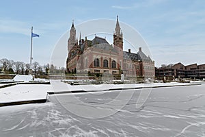 Frozen Peace Palace, Vredespaleis, under the Snow