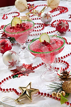 Frozen Pomegranate Margaritas photo