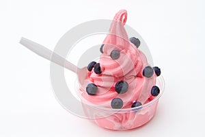 Frozen Pomegranate Yogurt
