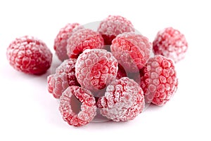 Frozen Raspberries photo