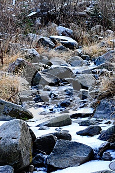 Frozen river