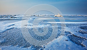 Frozen sea