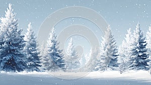 Frozen Silence Forestline