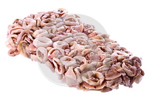 Frozen Squid Rings Isolated