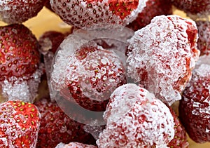 Frozen strawberries