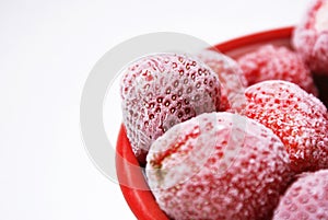 Frozen strawberries