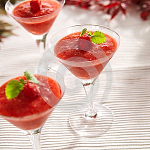 Frozen strawberry daiquiri