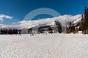 Frozen Strbske pleso