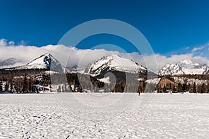 Frozen Strbske pleso