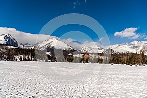 Frozen Strbske pleso