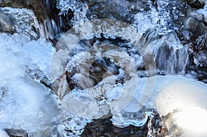 Frozen stream