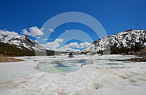 Frozen Tioga Lake