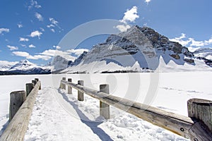 Frozen Trail to Alpine Lake