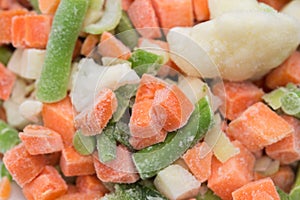 Frozen vegetables macro mix