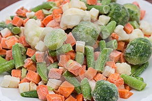 Frozen vegetables macro mix