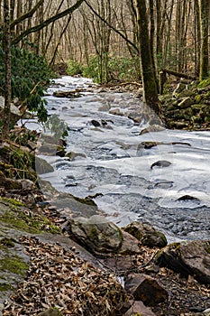 Frozen view of little stony creek