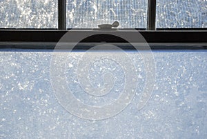 Frozen Window Pane Sash Lock