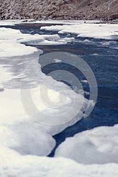 Frozen Zanskar River photo