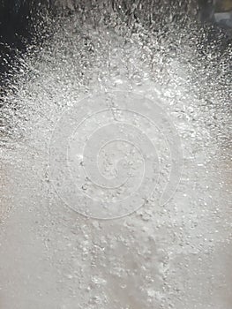 Frozenn bottle of ice