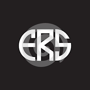 FRS letter logo design on black background. FRS creative initials letter logo concept. FRS letter design
