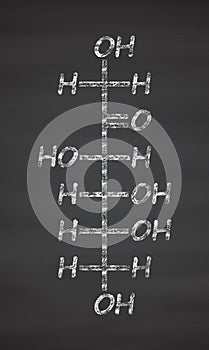 Fructose (D-fructose) fruit sugar molecule. Component of high-fructose corn syrup (HFCS