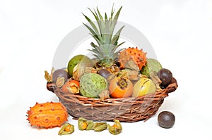 Fruit basket, mixed fruits