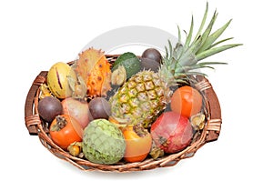 Fruit basket, mixed fruits