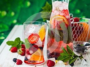 Fruit and berry punch