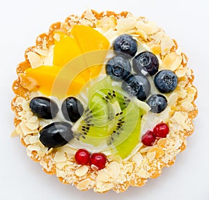 Fruit and berry tartlet photo