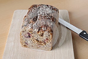 Fruit bread loaf