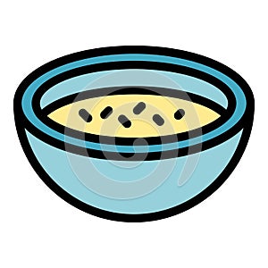 Fruit breakfast icon vector flat